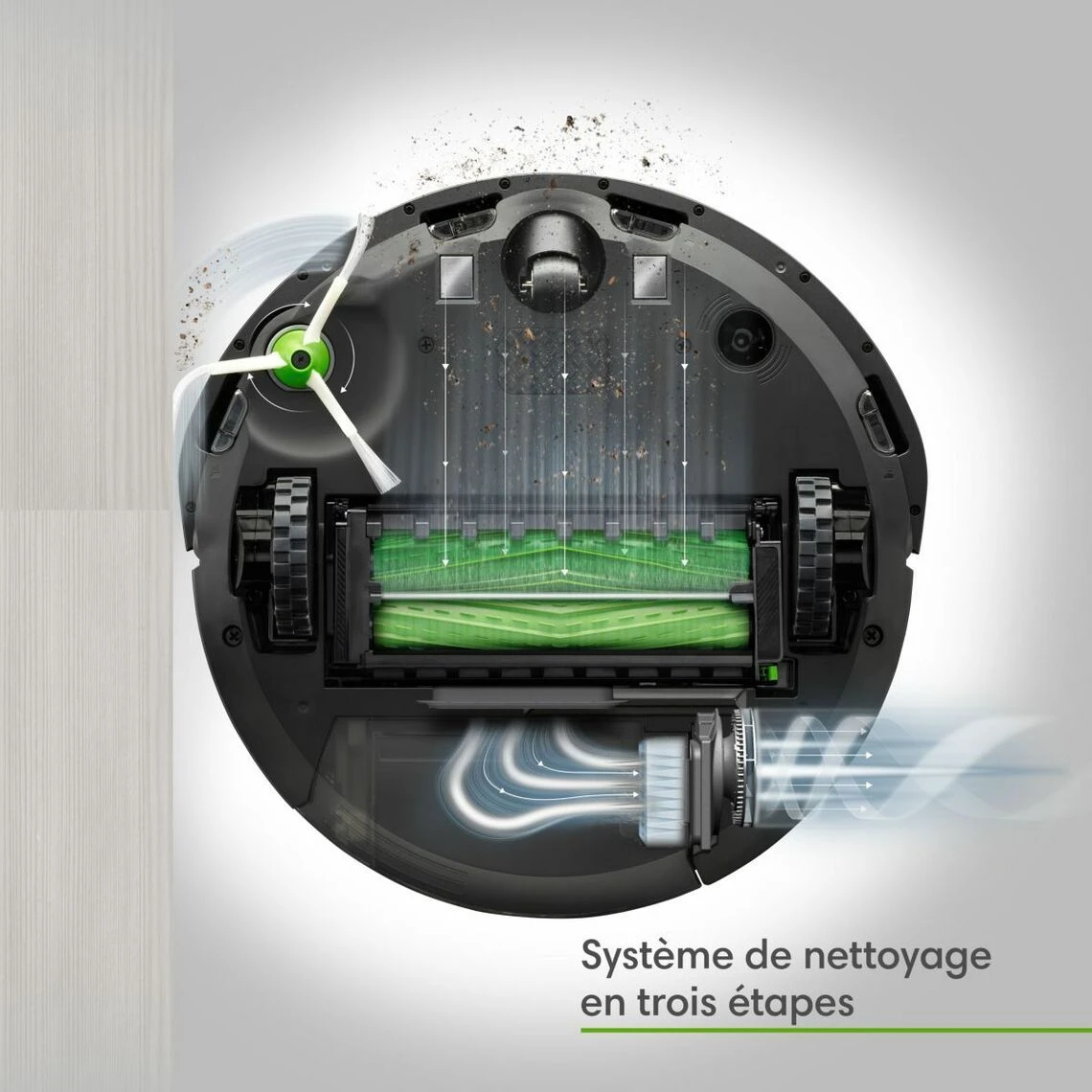 Aspirateur Robot Irobot Roomba I3+ Système D'auto Vidange Noir Et Gri... 4 Aspirateur Robot Irobot Roomba I3+ Système D'auto Vidange Noir Et Gri... – Image 2